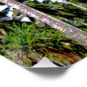 Poster Palmiers Design Effet Postérisé (Coin)