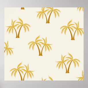 Poster Palmiers d'or : Textile Tropical.