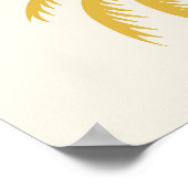 Poster Palmiers d'or : Textile Tropical. (Coin)