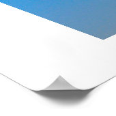 Poster Palmiers et ciel bleu (Coin)