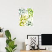 Poster Palmiers ombragés (Bureau à domicile)