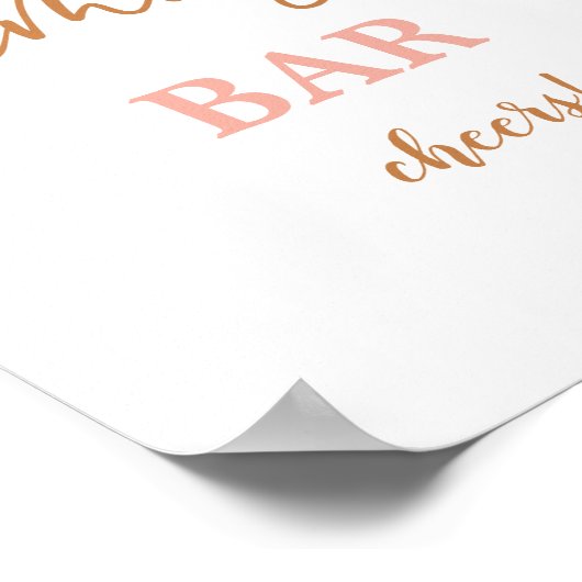 Poster Palmiers séchés en terre cuite Mimosa Panneau de l (Coin)