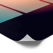 Poster Palmiers Sunset Art (Coin)