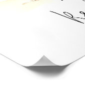 Poster palmiers tropicaux balnéaire (Coin)