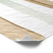 Poster Palmiers tropicaux Mariage moderne (Coin)