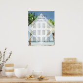 Poster Palmiers tropicaux Plage Plage Mariage Carte de si (Cuisine)