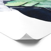 Poster Palmiers Twilight - Palmiers Feuilles (Coin)