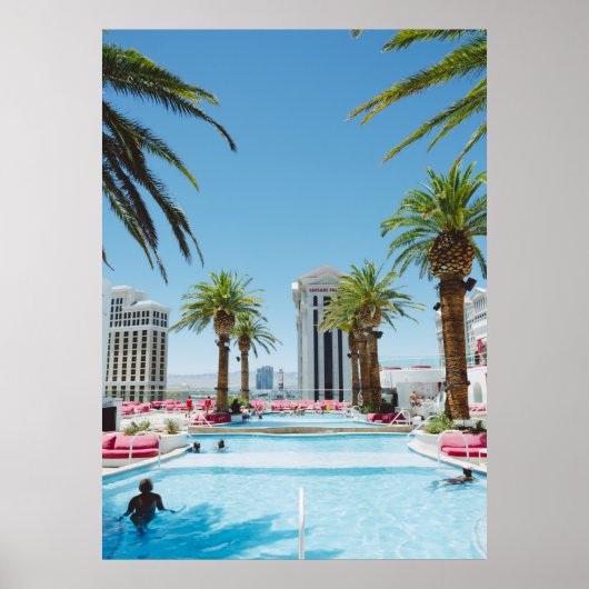 Poster Palmiers verts et marrons (Devant)