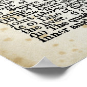 Poster Palmisterie ou Lecture manuelle (Coin)