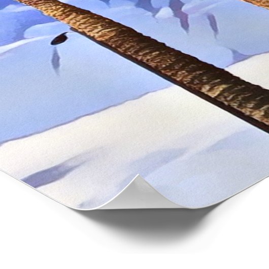 Poster Palms Tall (Coin)