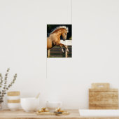 Poster Palomino Tennessee Walker Élevage de l'étalon (Cuisine)