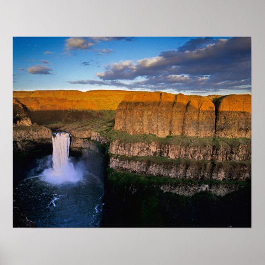 Poster Palouse Falls à Washington (Devant)