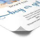 Poster Pampa en peluche tropicale ne dis pas GARÇON ou FI (Coin)