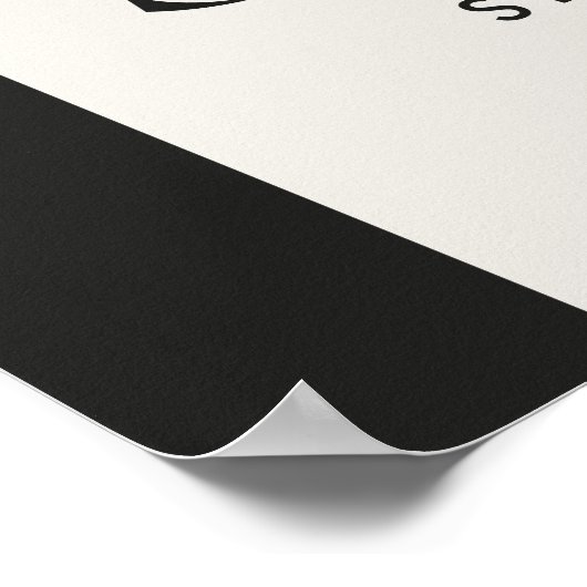 Poster Pampas douche nuptiale herbe moderne boho élégant (Coin)