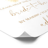 Poster Pampas grass - aider la mariée occupée Adresse (Coin)