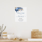 Poster Pampas Grass Boy Baby shower Panneau de bienvenue (Cuisine)