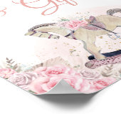 Poster Pampas Grass rose Floral Rocse Cartes Cadeaux (Coin)