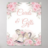 Poster Pampas Grass rose Floral Rocse Cartes Cadeaux (Devant)