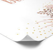 Poster Pampas Grass rose or Baby shower Floral (Coin)