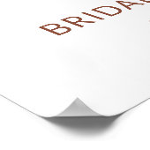 Poster Pampas Grass Terracotta Fête de Mariage Thé Party  (Coin)