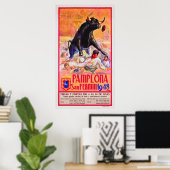 Poster Pampelune 1948 (Bureau à domicile)