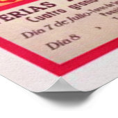 Poster Pampelune 1948 (Coin)