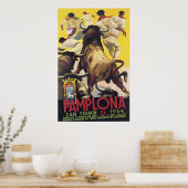 Poster Pamplona San Fermin (Cuisine)