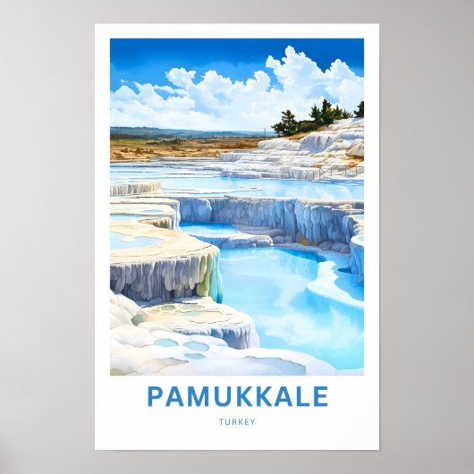 Poster Pamukkale Turquie Imprimer (Devant)