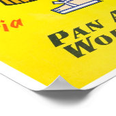 Poster Pan America Airways Mexique (Coin)