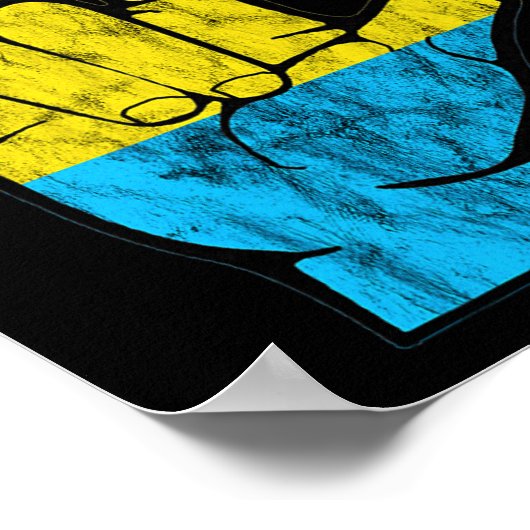 Poster Pan ASL Pride Pansexual Perte auditive Sourds débu (Coin)