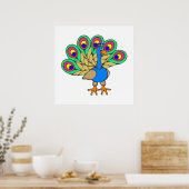Poster Pan Peacock (Cuisine)