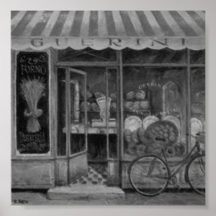 Poster Panadería Guerini Hornear (Italie) Charbobine O At