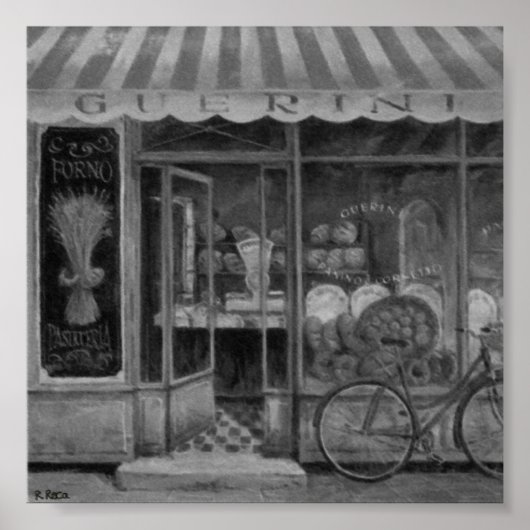 Poster Panadería Guerini Hornear (Italie) Charbobine O At (Devant)