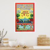 Poster Panama - Californie Exposition à San Diego 1911 (Cuisine)