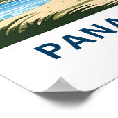 Poster Panama City Floride Imprimer Voyage (Coin)