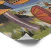 Poster Panama City, Floride - Scènes de grandes lettres (Coin)