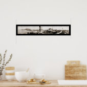 Poster Panama City Sea Wall Photo 1913 (Cuisine)