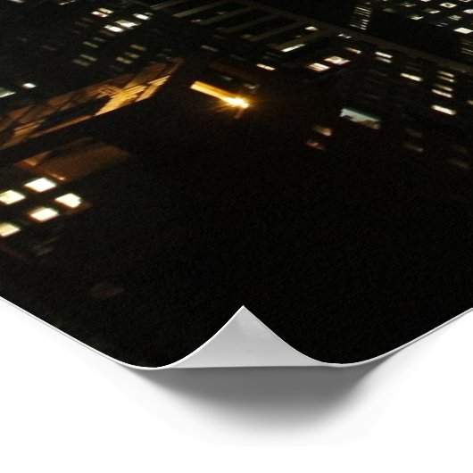 Poster Panama nocturne de Manhattan (Coin)