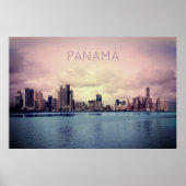 Poster Panama Skyline (Devant)