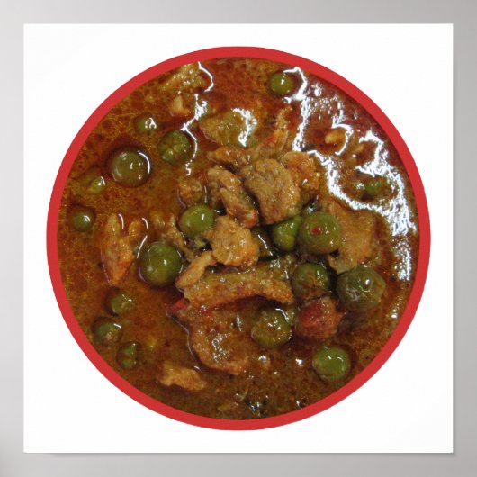 Poster Panang Thai Curry [พ ะ แ น ง] ... Thaïlande (Devant)