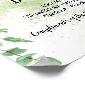 Poster Pancake Bar Sweets Table Mariage Panneau Eucalyptu (Coin)