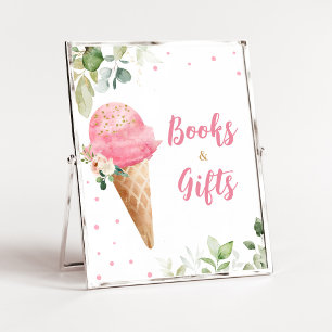Poster Pancake Glacé Bébé Fête Prénatale Livres et Cadeau