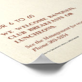 Poster Pancake Parade Menu (Hoek)