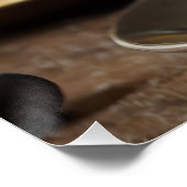 Poster Pancakes aux bleuets (Coin)