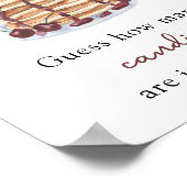 Poster Pancakes Baby shower Devinez combien de bonbons (Coin)