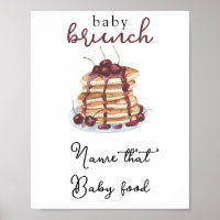 Pancakes Baby shower Nom du jeu d'alimentation pou
