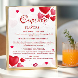 Poster Pancakes en forme de coeur de la Saint-Valentin si