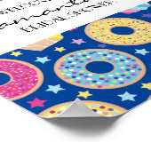 Poster Pancakes et Donuts Panneau de Bienvenue (Coin)