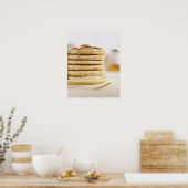 Poster Pancakes et sirop d'érable fondu (Cuisine)