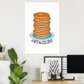 Poster Pancakes Pancakes Clipart Pancake À Pile Complète (Bureau à domicile)